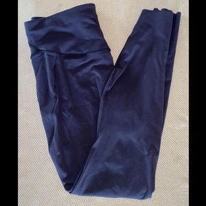 Black Lululemon Bace Pace Leggings